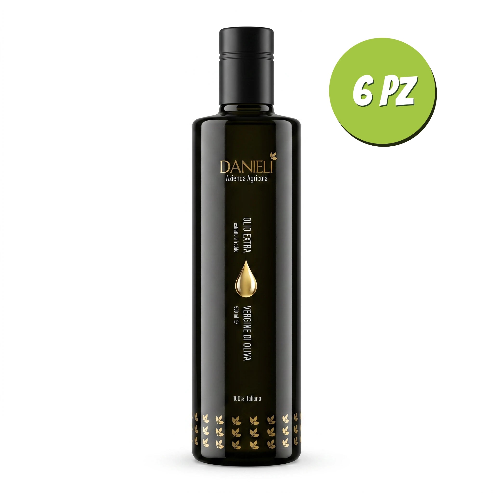Danieli Olio Extravergine oliva evo 500ml 6 bottiglie fruttato
