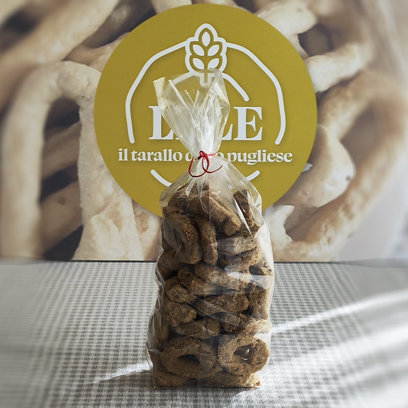 Lele il tarallo d’oro pugliese Taralli salati multicereali 350 g fibre