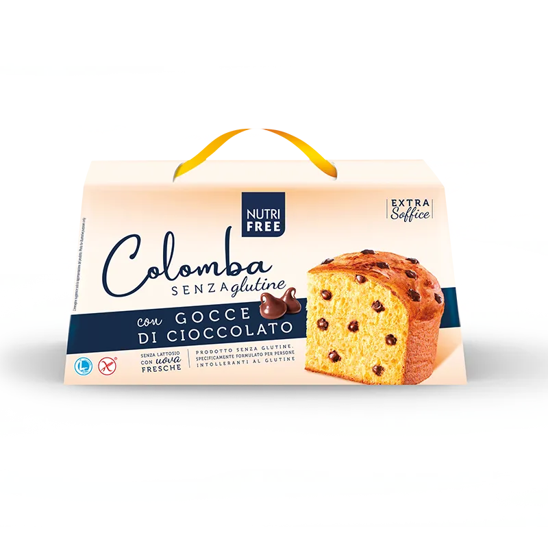 Nutrifree Colomba gocce cioccolato dolce Pasqua