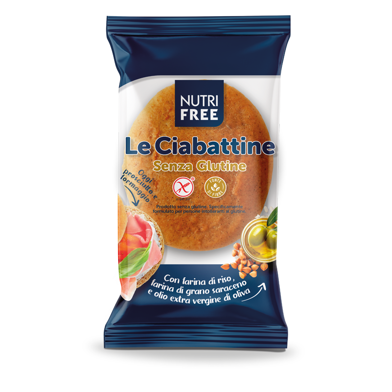 Nutrifree Pane e Sostituti La Ciabattina 50gr pane morbido