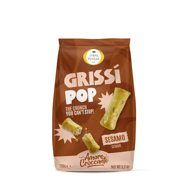 Terre di Puglia Grissi Pop Sesamo grissini 150g