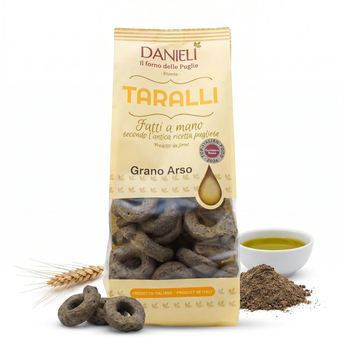 Danieli Taralli Salutari grano arso taralli 240g rustici