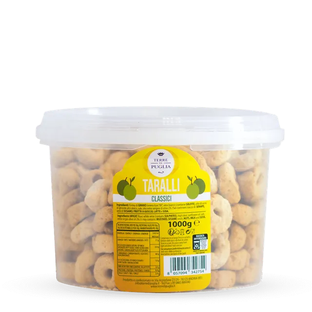 Terre di Puglia Linea Tradizione Ho.Re.Ca. Taralli Classici 1kg