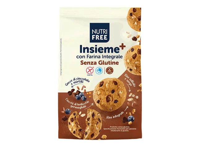 Nutrifree Insieme+ biscotti colazione senza glutine