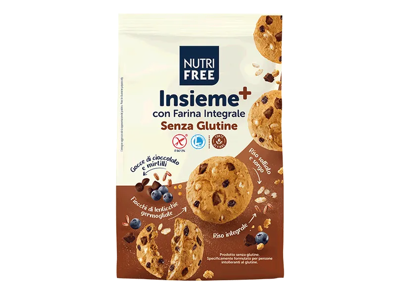 Nutrifree Insieme+ biscotti colazione senza glutine