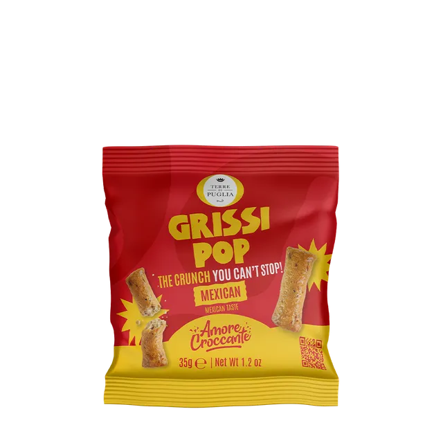 Terre di Puglia Grissi Pop Grissini 35g Mexican