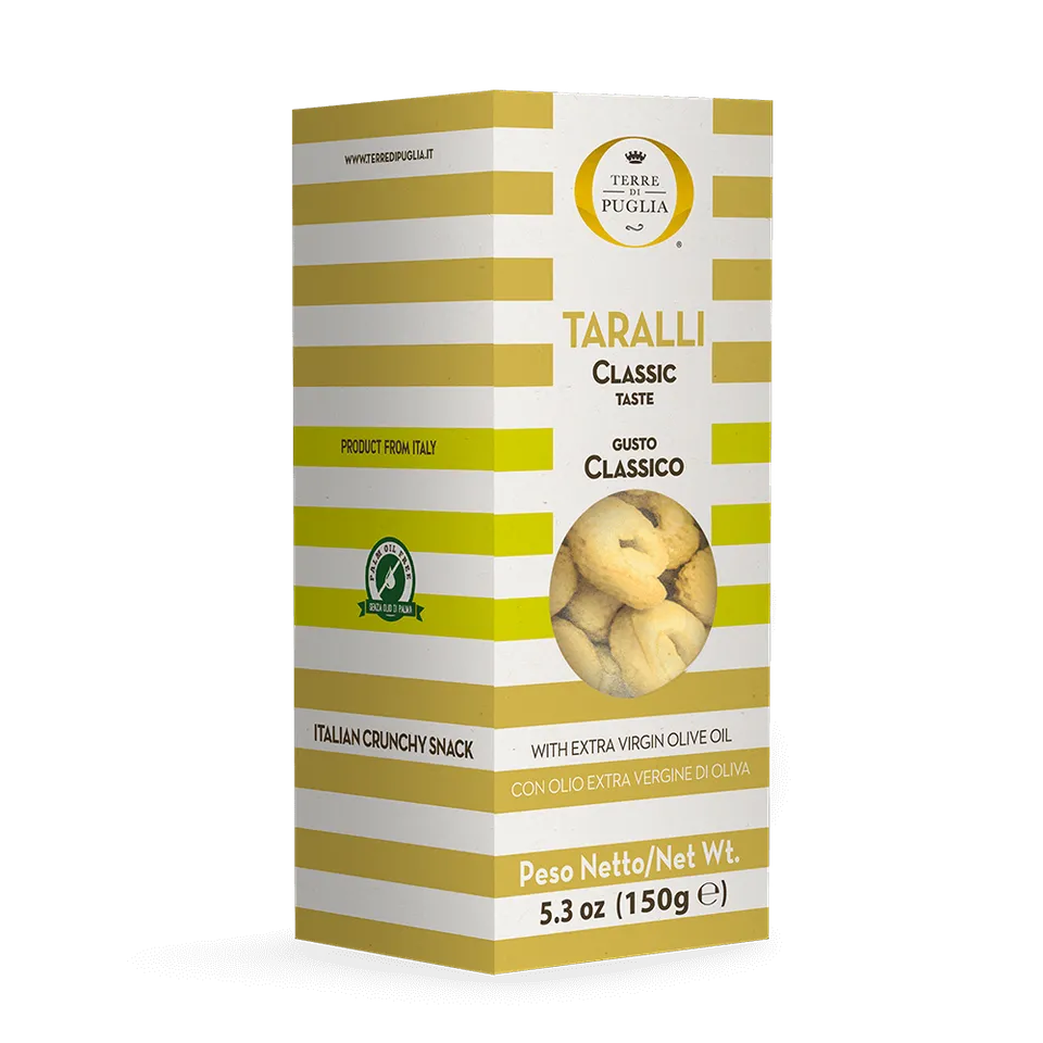 Terre di Puglia Taralli Gourmet Box Classico 150g