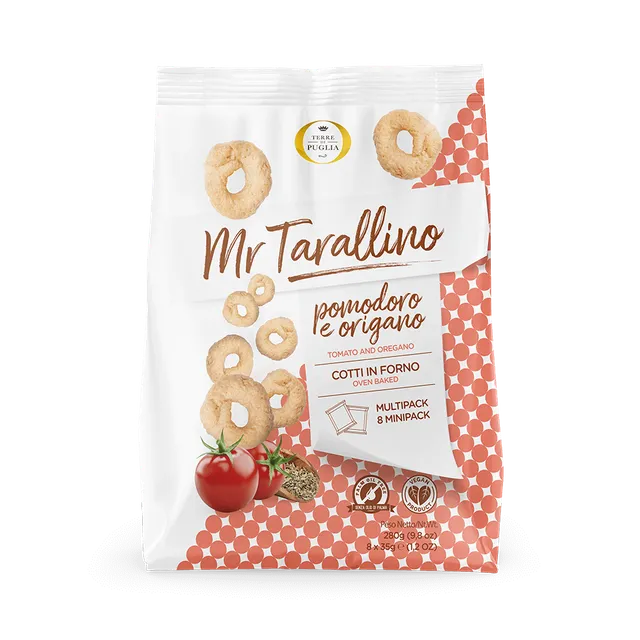 Terre di Puglia Mr Tarallino taralli Pomodoro Origano multipack