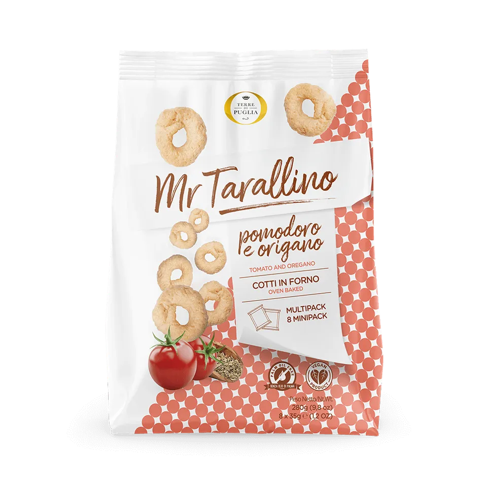 Terre di Puglia Mr Tarallino taralli Pomodoro Origano multipack