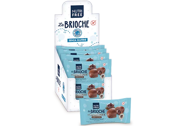 Nutrifree Le Brioche al Cacao Dark senza glutine 8 pz