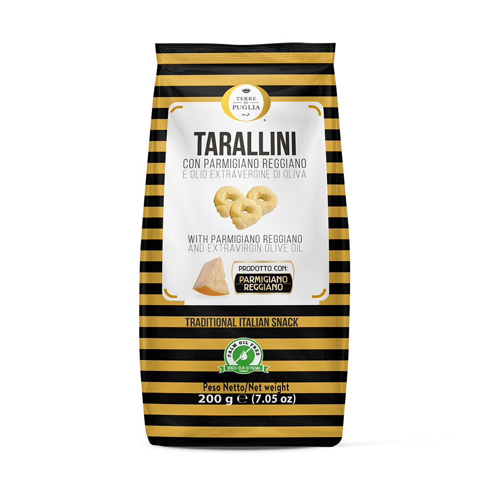 Terre di Puglia Millerighe Tarallini Parmigiano 200g