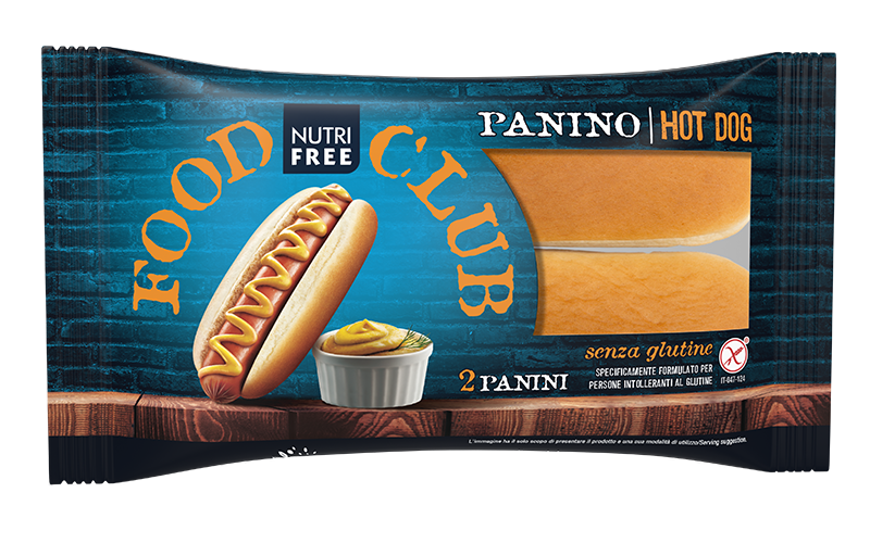 Nutrifree Panino Hot Dog bun senza glutine 2 pezzi morbidi