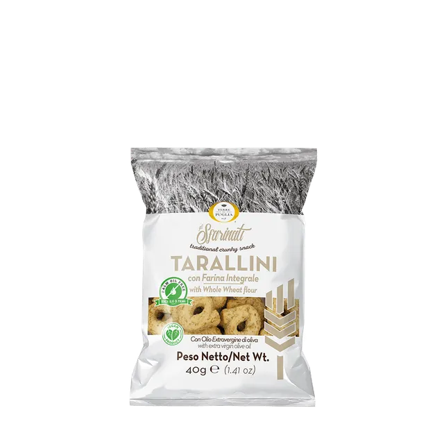 Terre di Puglia Sfarinati integrali snack 40g