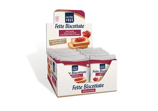 Nutrifree Colazione e biscotti Fette biscottate croccanti 16 pezzi