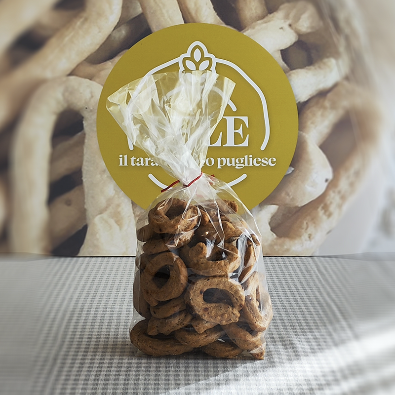 Lele Taralli Salati con Pomodoro Secco 1 Kg Friabili