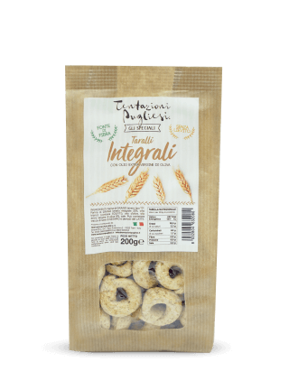 Tentazioni Pugliesi Speciali Taralli integrali 6x200g fibra
