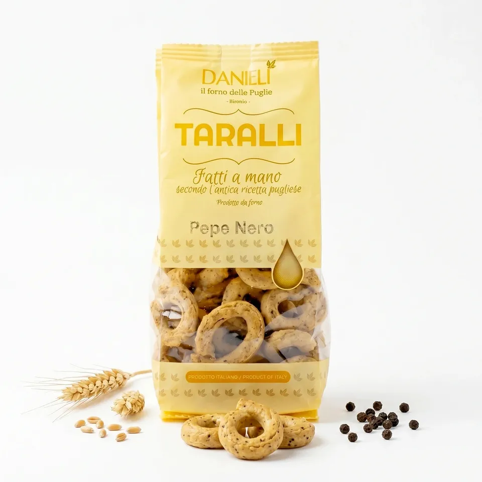 Danieli Taralli Friabili Pepe Nero Taralli 240g Piccanti
