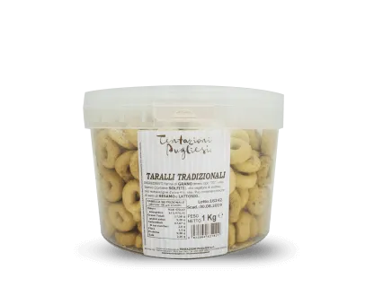 Tentazioni Pugliesi Ho.Re.Ca. Taralli Tradizionali secchio 1kg