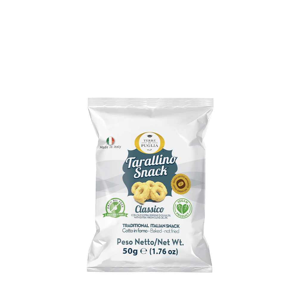 Terre di Puglia Tarallino Snack 50g Classico taralli