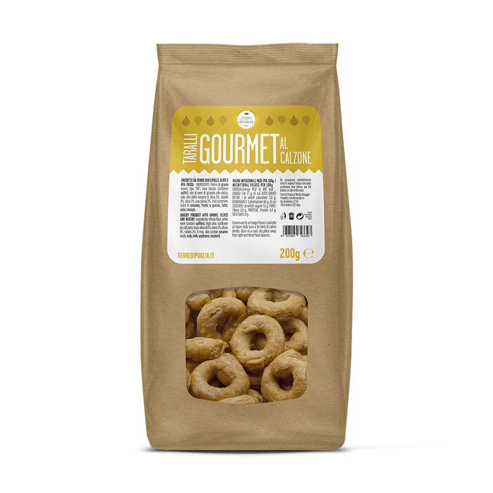 Terre di Puglia Taralli Gourmet Calzone 200g