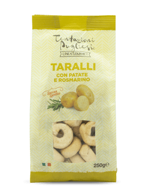 Tentazioni Pugliesi Gourmet Taralli Patate Rosmarino 6pz