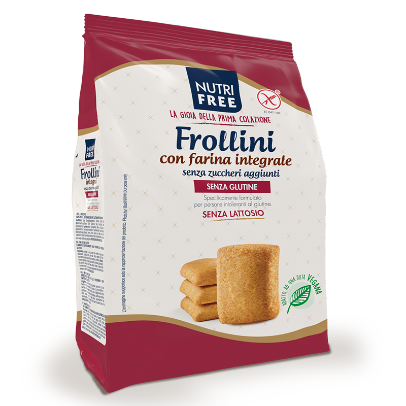 Nutrifree Colazione e biscotti Frollini Integrali senza zuccheri