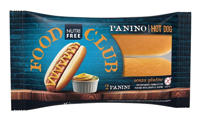 Nutrifree Panino Hot Dog bun senza glutine 2 pezzi morbidi