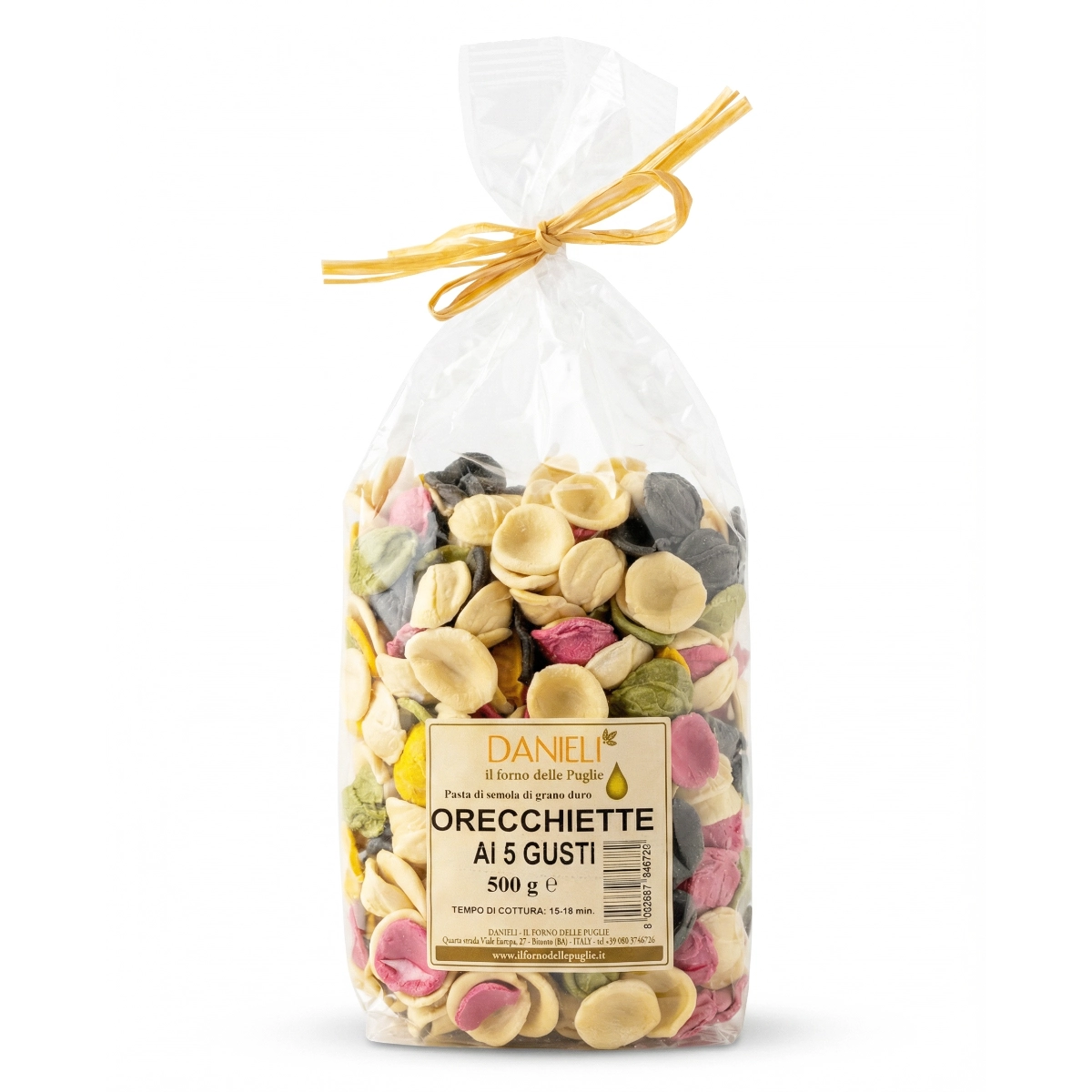 Danieli Orecchiette 5 Gusti pasta pugliese grano duro 500g