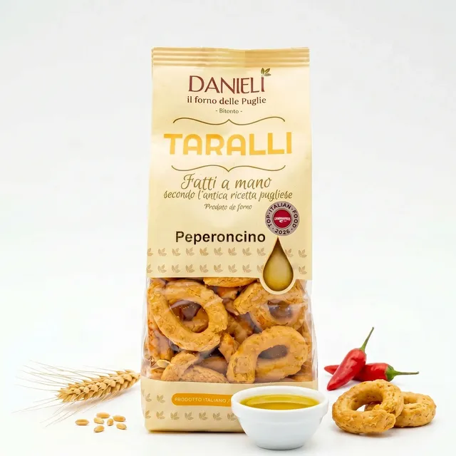 Danieli Taralli Friabili peperoncino taralli 240g piccanti