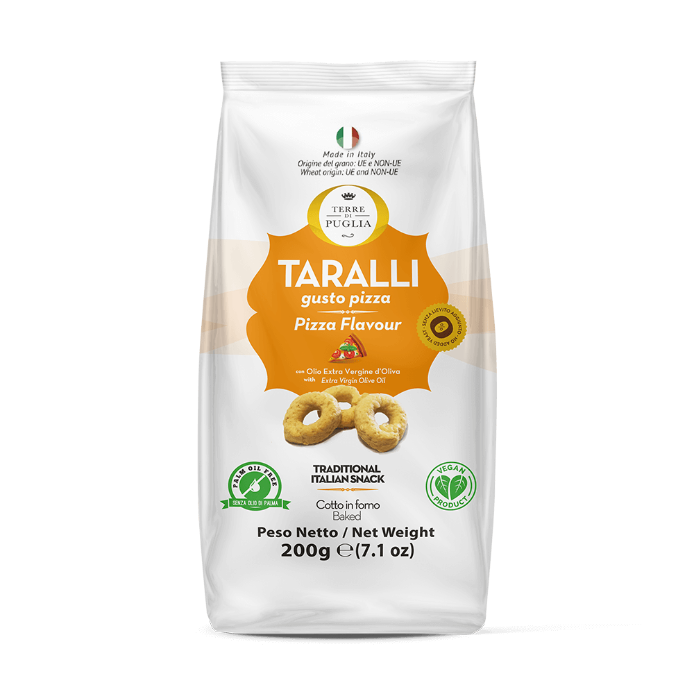 Terre di Puglia I Moderni Taralli gusto Pizza 250g al forno