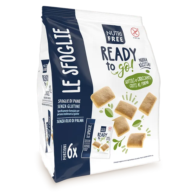 Nutrifree Le Sfoglie crackers senza glutine olio oliva 6 pezzi