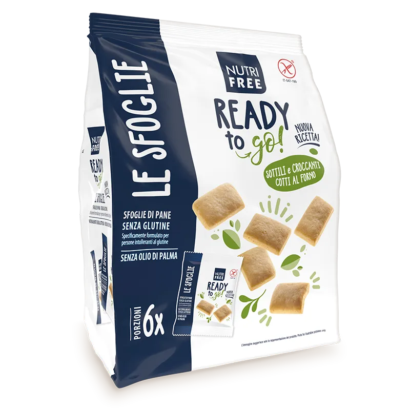 Nutrifree Le Sfoglie crackers senza glutine olio oliva 6 pezzi