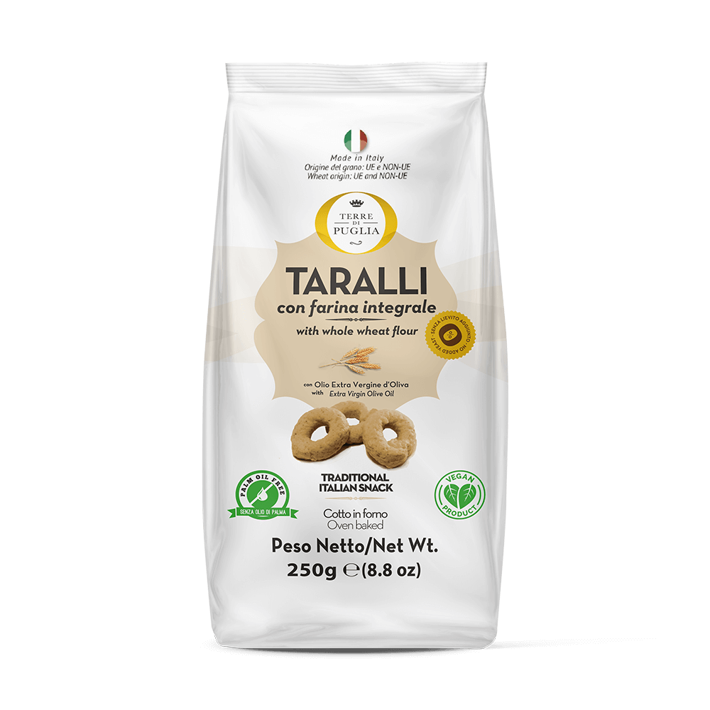 Terre di Puglia I Moderni Integrali taralli 250g fibre