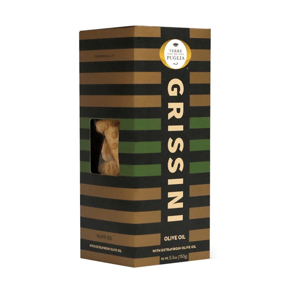 Terre di Puglia Grissini Tarallo minigrissini olio EVO box 150g