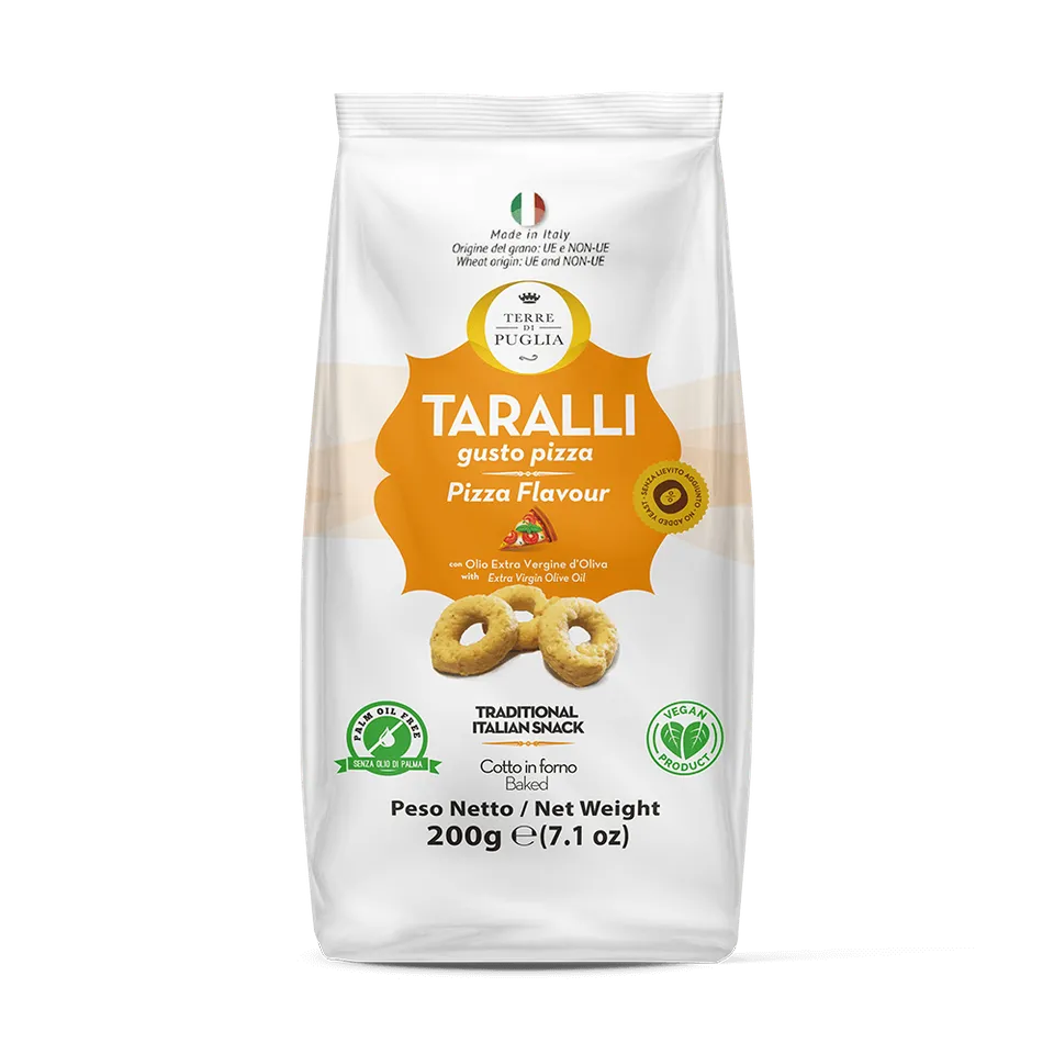 Terre di Puglia I Moderni Taralli gusto Pizza 250g al forno