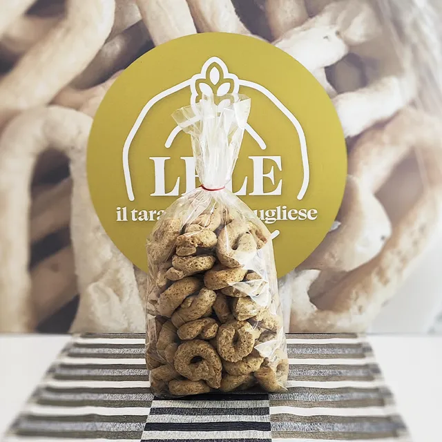 Lele Taralli salati olive nere e sesamo taralli 1 kg friabili