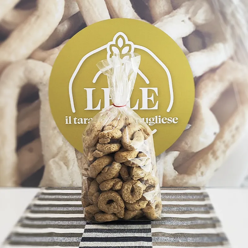Lele Taralli salati olive nere e sesamo taralli 1 kg friabili