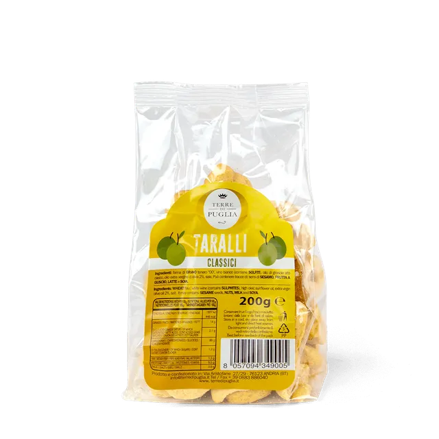 Terre di Puglia Tradizione taralli Classici olio oliva