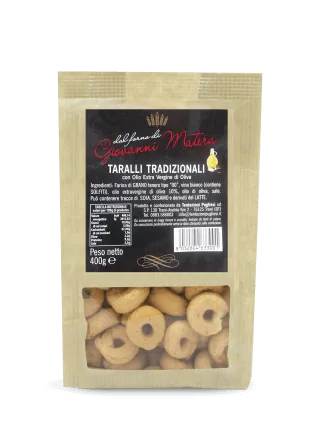 Tentazioni Pugliesi Matera Taralli Tradizionali EVO 6x400g