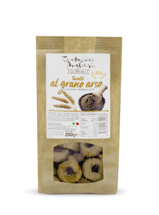 Tentazioni Pugliesi Gli Speciali Taralli Grano Arso 6x200g