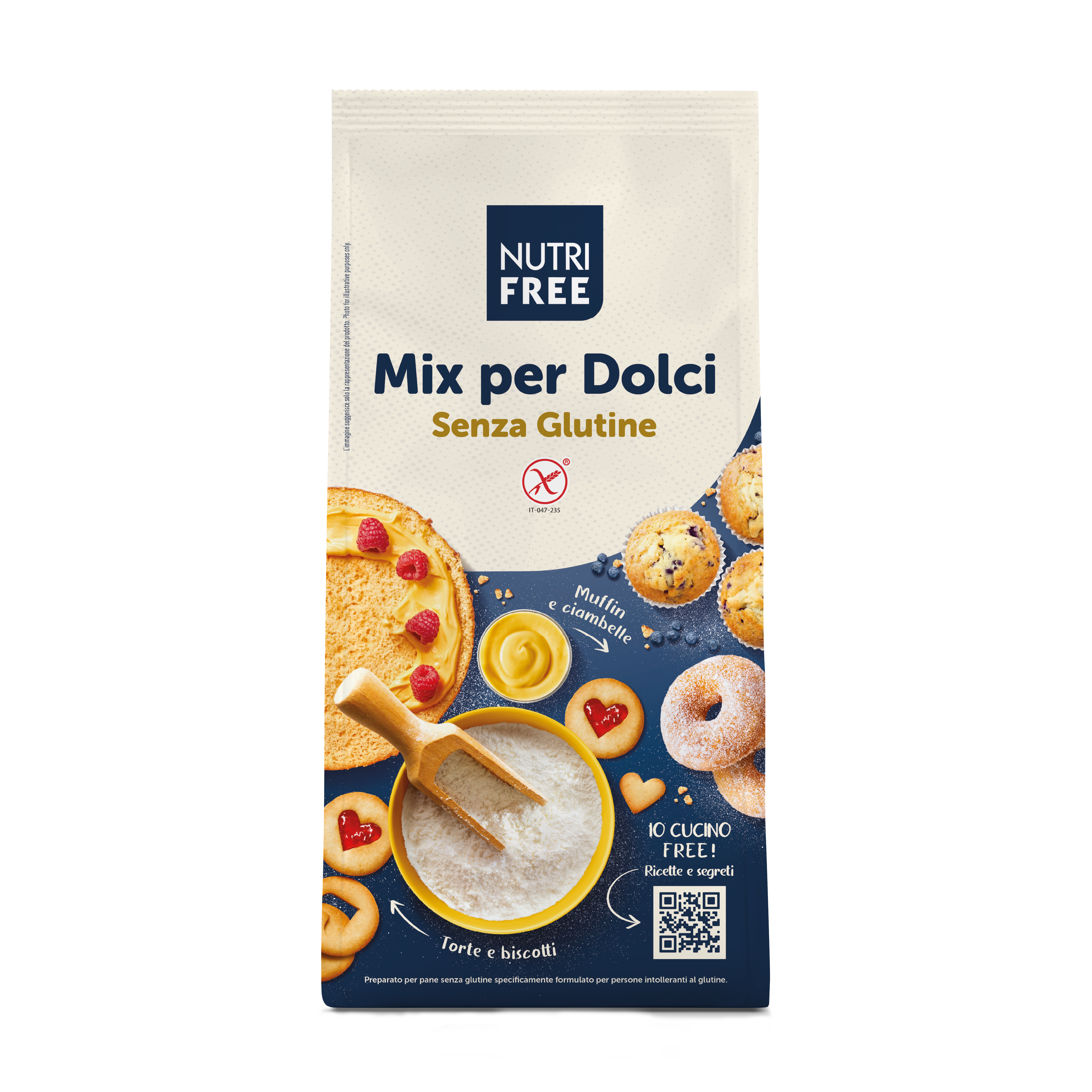 Nutrifree Farine e pangrattato Mix per Dolci senza glutine