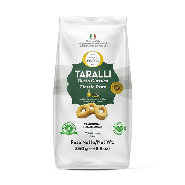 Terre di Puglia I Moderni Taralli Classico 250g al forno