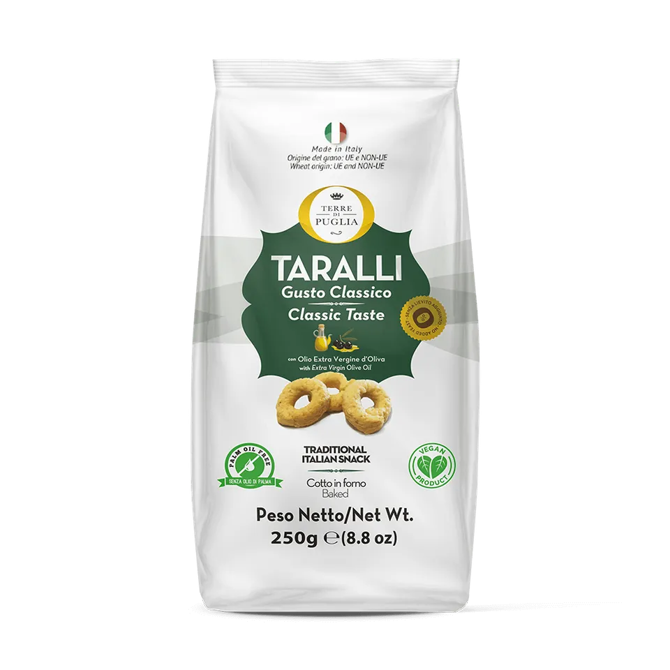 Terre di Puglia I Moderni Taralli Classico 250g al forno