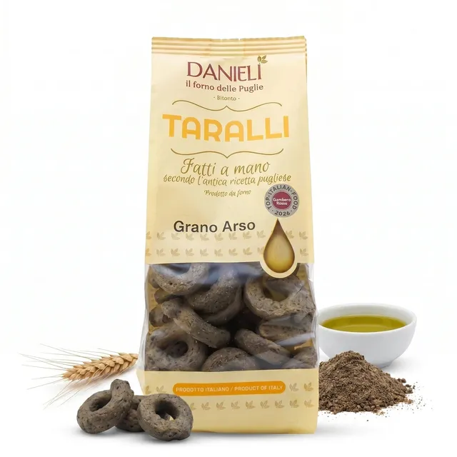 Danieli Taralli Salutari grano arso taralli 240g rustici