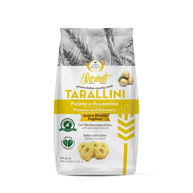 Terre di Puglia Sfarinati patate rosmarino 100g snack