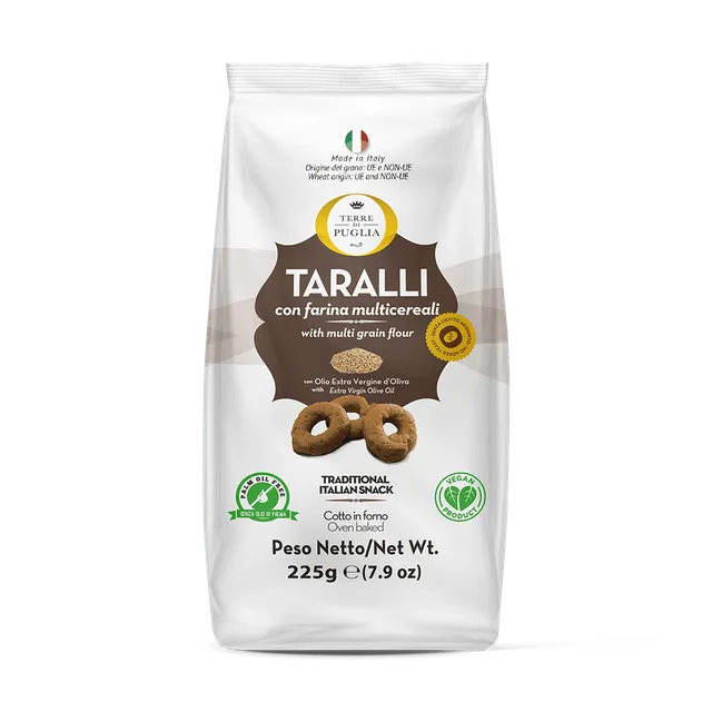 Terre di Puglia I Moderni Taralli Multicereali 225g