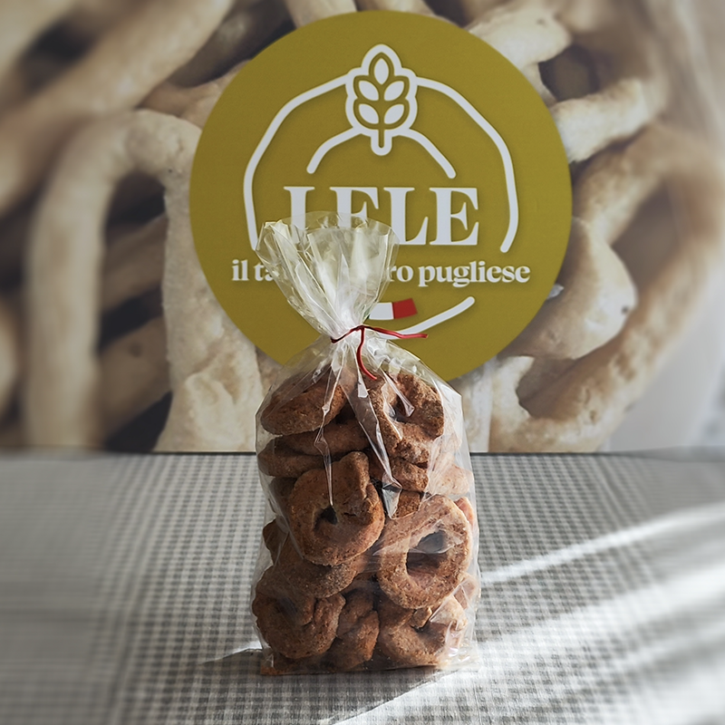 Lele il tarallo d’oro pugliese Box Taralli dolci 8x350 g assortiti