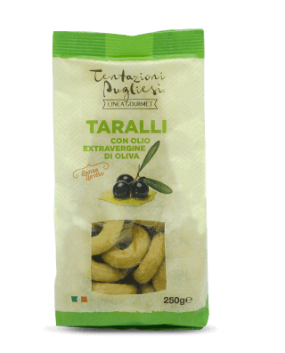 Tentazioni Pugliesi Gourmet Taralli olio EVO 10% 6 confezioni