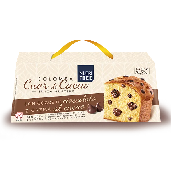 Nutrifree Colomba Cuor di Cacao Senza Glutine