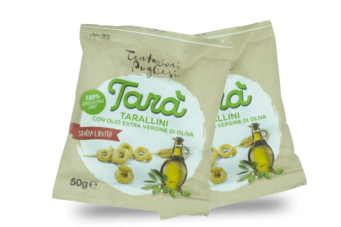 Tentazioni Pugliesi Tarà Tarallini olio EVO 3x400g snack